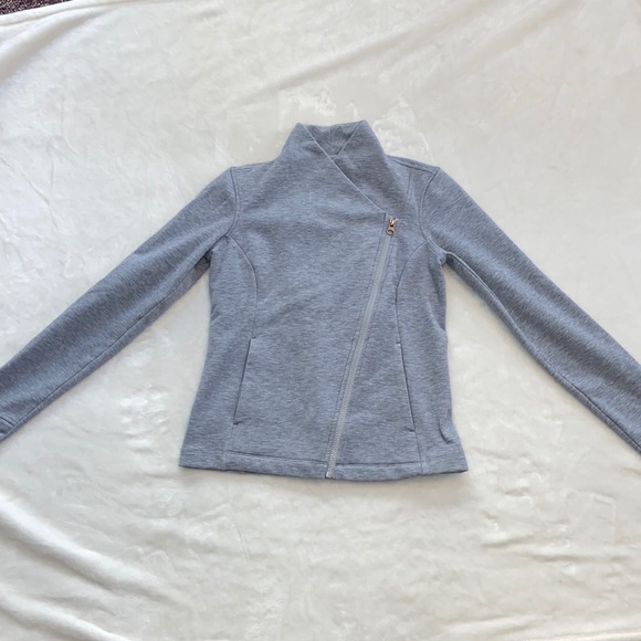 Athleta gray zip up! - Picture 1 of 5